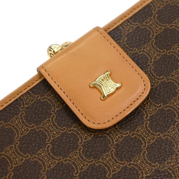 Celine Brown PVC Macadam Wallet - Picture 7 of 8